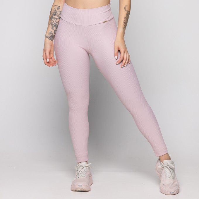 Calça Legging Tradicional Pille Canelado