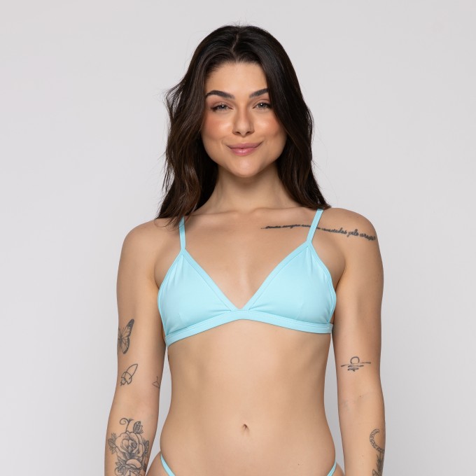 Sutiã Cortininha Fixa Liso