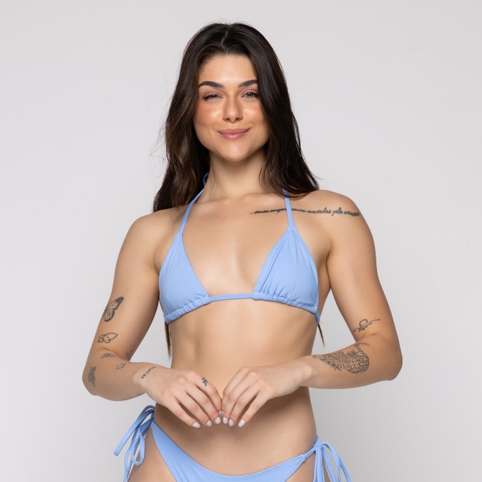 Sutiã Cortininha Básica Liso