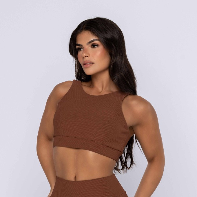 Top Fitness Básico Alça Larga Pillé