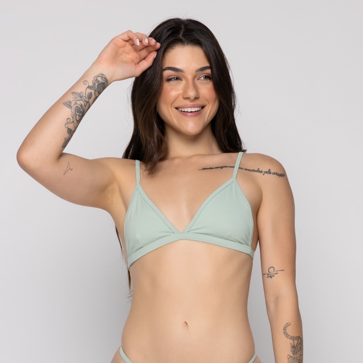 Sutiã Cortininha Fixa Liso