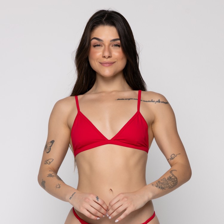 Sutiã Cortininha Fixa Liso