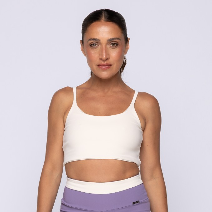 Top Fitness Básico Premium com Alça Fina