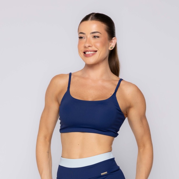 Top Fitness Básico Premium com Alça Fina