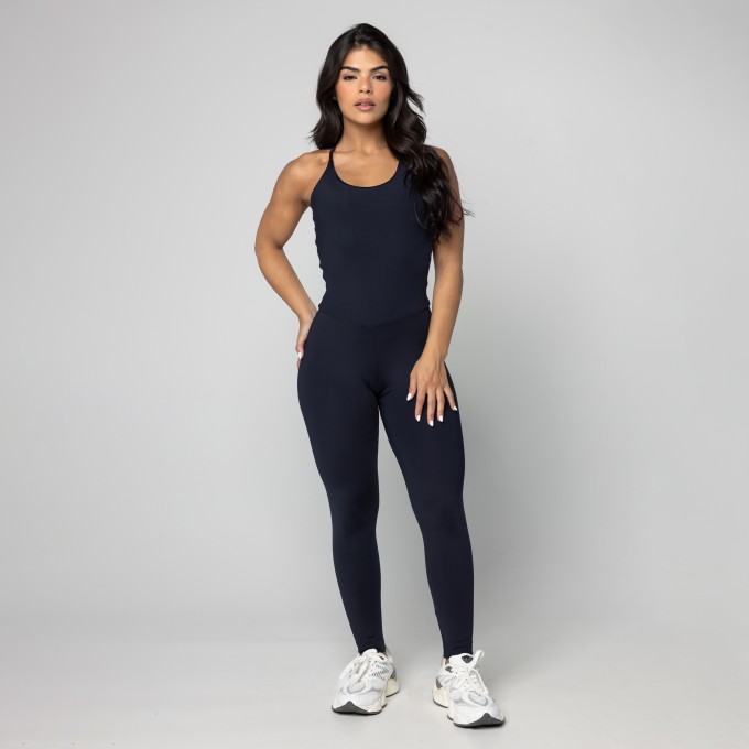 Macacão Fitness Brisa Costas Cruzadas Premium