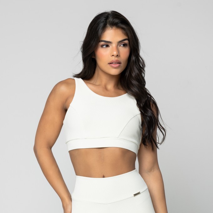Top Fitness Básico Alça Larga Pille