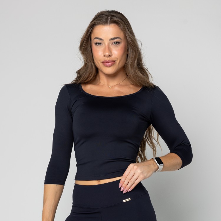 Blusa Fitness Manga Longa Active