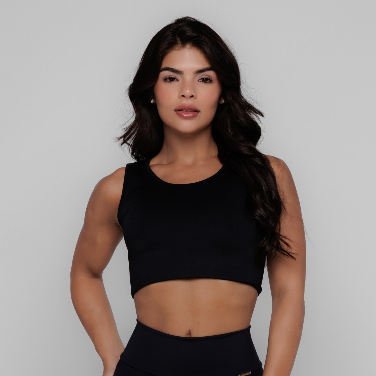 Cropped Fitness Trançado Liberty