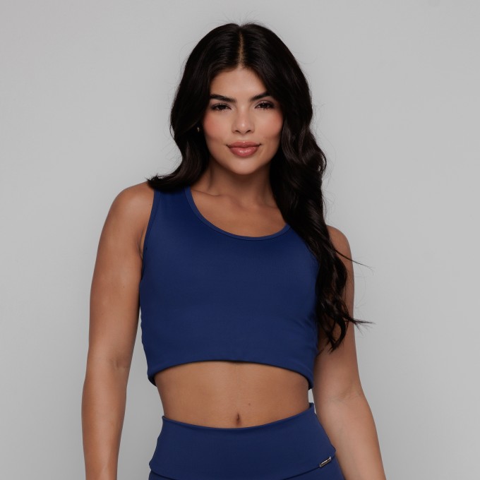 Cropped Fitness Trançado Liberty