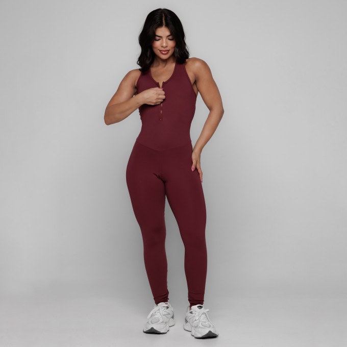 Macacão Fitness Stellar Zip