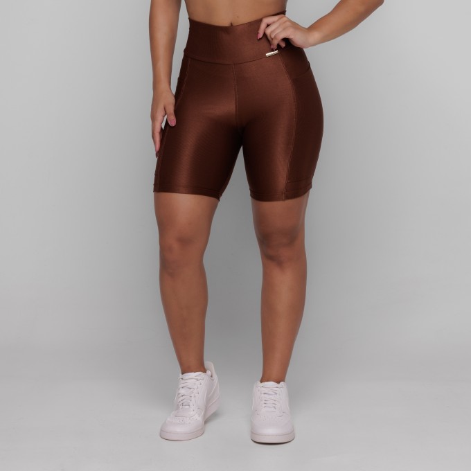 Short Com BolsoTradicional Canelado