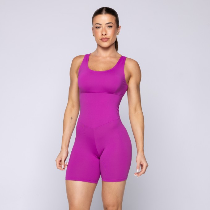 Macaquinho Fitness Trançado